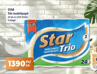 Star Trio toalettpapír