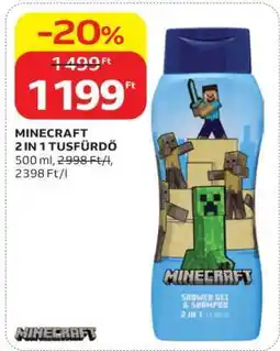 Auchan MINECRAFT 2 IN 1 TUSFÜRDŐ ajánlat