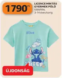 Auchan LICENCE MINTÁS GYERMEK PÓLÓ ajánlat