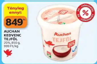Auchan Kedvenc Tejföl