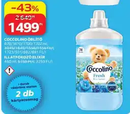 Auchan Coccolino Öblítő ajánlat