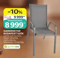 Auchan GARDENSTAR BUDAPEST SZÉK ajánlat