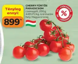Auchan Cherry fürtös paradicsom ajánlat