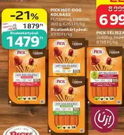 Auchan PICK Hot-dog kolbász ajánlat