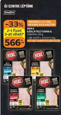 Auchan HERZ Szeletelt Sonka ajánlat