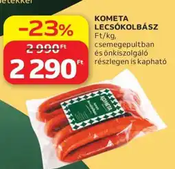 Auchan Kometa lecsókolbász ajánlat