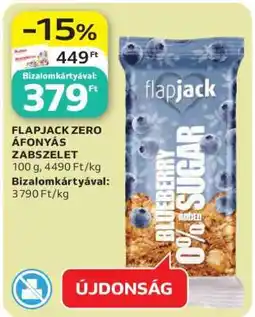 Auchan FLAPJACK ZERO ÁFONYÁS ZABSZELET ajánlat