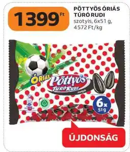 Auchan Pöttyös Óriás Túró Rudi ajánlat