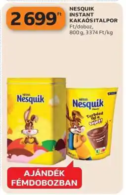 Auchan NESQUIK INSTANT KAKAÓSITALPOR ajánlat