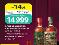 Auchan DON PAPA BAROKO VAGY MASSKARA RUM ajánlat