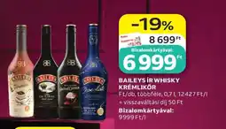 Auchan BAILEYS ÍR WHISKY KRÉMLIKŐR ajánlat