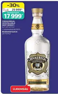 Auchan CHIVAS REGAL CRYSTALGOLD SKÓT WHISKY ajánlat
