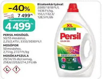 Auchan Persil mosógél ajánlat