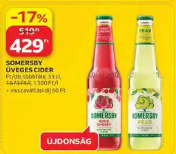 Auchan Somersby üveges cider ajánlat