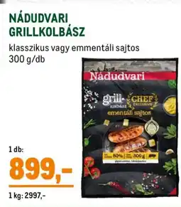 Metro Nádudvari grillkolbász ajánlat