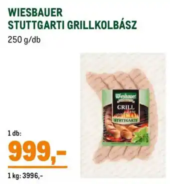 WIESBAUER STUTTGARTI GRILLKOLBÁSZ