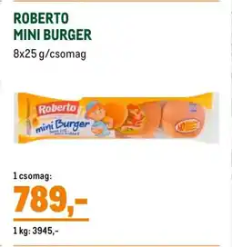 Metro Roberto Mini Burger ajánlat