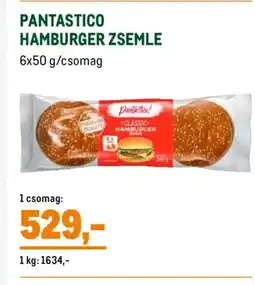 Metro Pantastico hamburger zsemle ajánlat