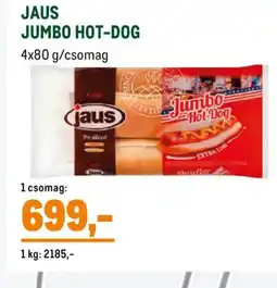 Metro Jaus Jumbo Hot-Dog ajánlat