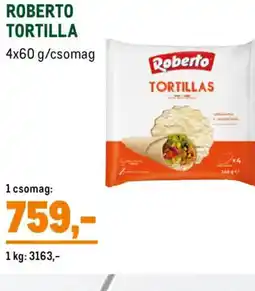 Metro Roberto Tortilla ajánlat