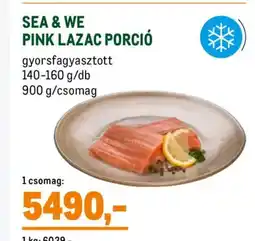 Metro Pink lazac porció ajánlat