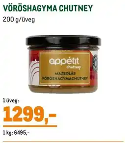 Metro Vöröshagyma chutney ajánlat
