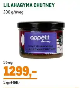 Metro Lilahagyma chutney ajánlat