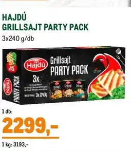 Metro Hajdú Grillsajt Party Pack ajánlat
