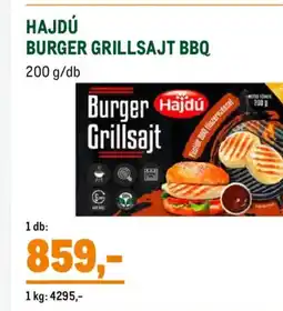 Metro Hajdú Burger Grillsajt bbq ajánlat