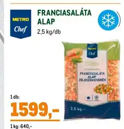 Metro Franciasaláta alap ajánlat