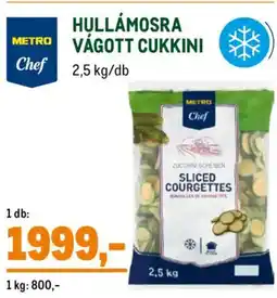 Metro Metro Chef hullámosra vágott cukkini ajánlat