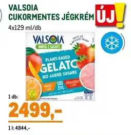 Metro Valsoia Cukormentes jégkrém ajánlat