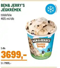 Metro Ben & Jerry's jégkrém ajánlat