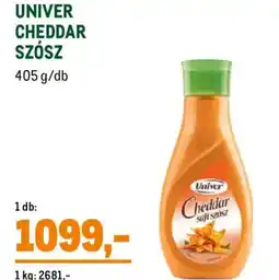 Metro Univer Cheddar szósz ajánlat