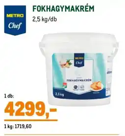 Metro Fokhagymakrém ajánlat
