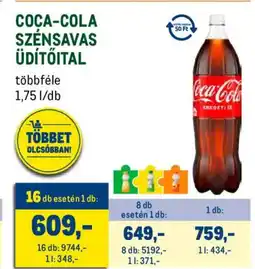 Metro Coca-Cola szénsavas üdítőital ajánlat