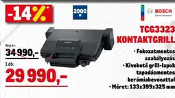 Metro Bosch TCG3323 kontaktgrill ajánlat