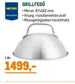 Metro Grillfedő ajánlat