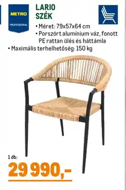 Metro Lario szék ajánlat
