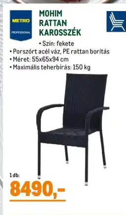 Metro Mohim rattan karosszék ajánlat