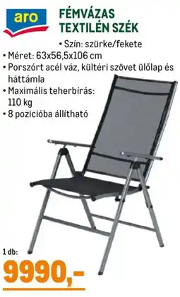 Metro Fémvázas textilen szék ajánlat