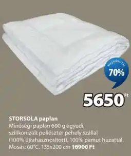 JYSK STORSOLA paplan ajánlat