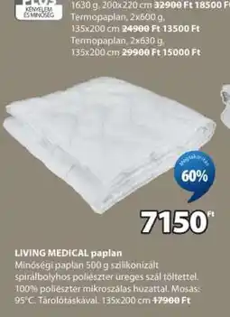 JYSK LIVING MEDICAL PAPLAN ajánlat