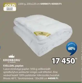 JYSK FJELLDAL paplan ajánlat