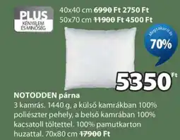 JYSK NOTODDEN párna ajánlat