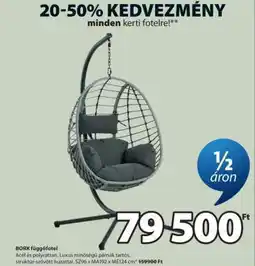 JYSK BORK függőfotel ajánlat
