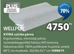 JYSK WELLPUR KVINA szürke párna ajánlat