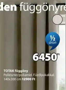 JYSK TOTAK függöny ajánlat