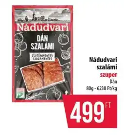Coop Nádudvari szalámi ajánlat