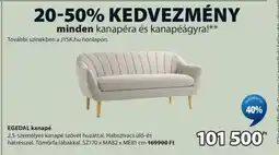 JYSK EGEDAL kanapé ajánlat